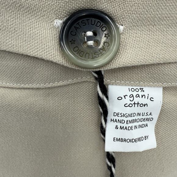 Catstudio Vail Valley Hand Embroidered Pillow Ski Resort Mountain Cabin Gift - Picture 8 of 9